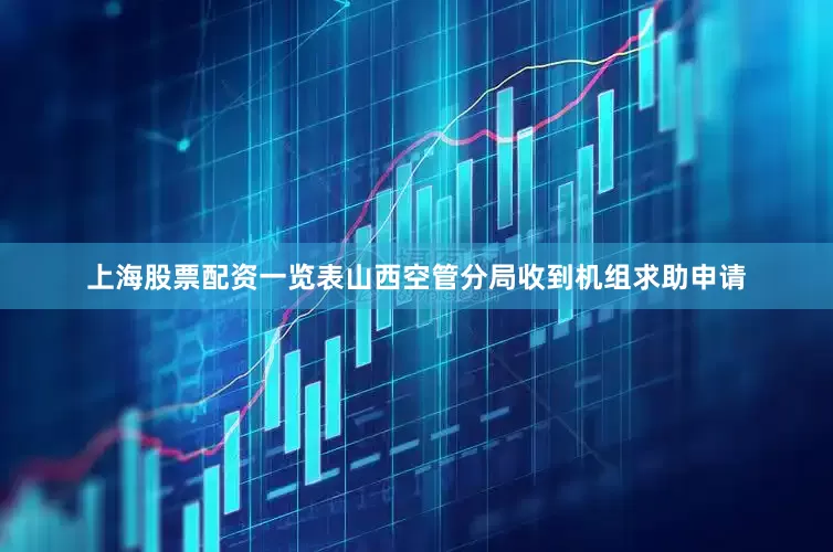 上海股票配资一览表山西空管分局收到机组求助申请