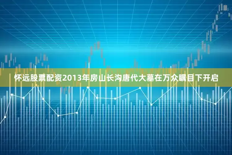怀远股票配资2013年房山长沟唐代大墓在万众瞩目下开启